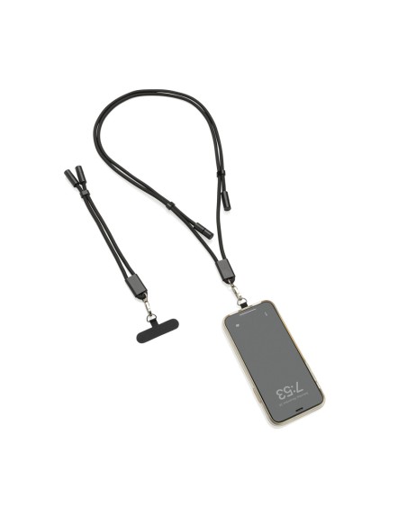 Cavo lanyard 60W regolabile LoopAmp in rPET RCS 160cm Cavo lanyard 60W regolabile LoopAmp in rPET RCS 160cm